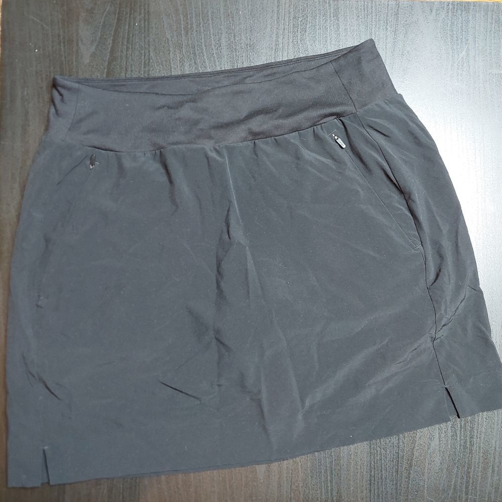 Athleta Black Soho Skort with Pockets 4 EUC